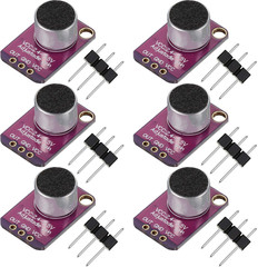 6 Pieces Electret Microphone Amplifier Module MAX4466 Adjustable Gain Blue Break