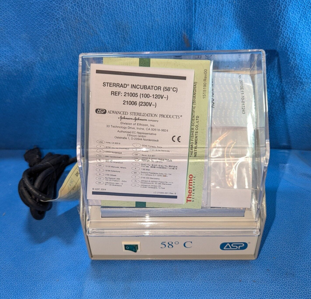ASP Sterrad 21005 Incubator (58* C) – BRAND NEW/ORIGINAL PACKAGING