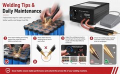 Portable Spot Welder for 18650 8000W Battery Welding Machine DIY Kit