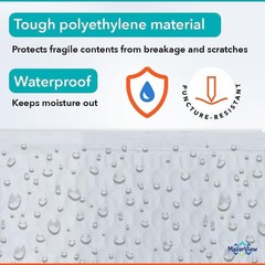 White Small Bubble Mailers 4×8 Inch | Thick Padded Poly Bubble Mailer Envelop…