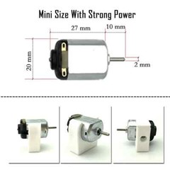 Small DC Motor Mini Electric Hobby Motors 1.5V-3V 24000RPM 6 Set