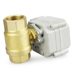 Brass 3/4″ 9V 12V to 24 VAC/DC 5-Wires Normally Closed Motorized Ball Valve