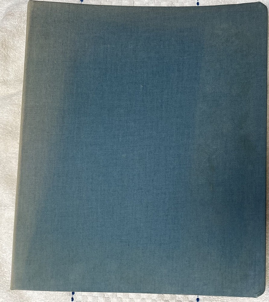 VTG National Blue 1” Heavy Duty 3-Ring Binder Made In USA