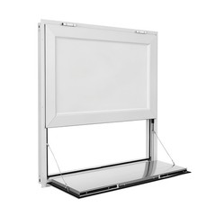 Uimoso 36×36 in Aluminum Alloy Concession Window with Foldable Shelf