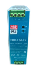MEAN WELL EDR-120-24 DIN RAIL POWER SUPPLIES 120W 24V 5A EN55022 CLASS A