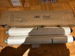 Acco GBC EZ Load 25″ Laminating Film Rolls x 500′ Ft. 1.5 Mil 2-Pack 3748201EZ