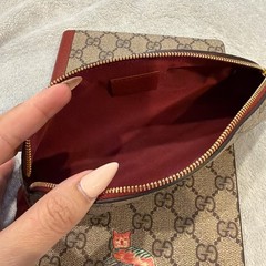 Gucci GG Supreme Monogram Notebook with Illustrated Cat & Pencil Case!