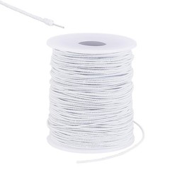 100 Yards Ghost White Floral Wires, 18 Gauge Cotton Covered Millinery Wire Ir…