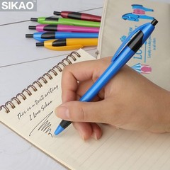 Sikao Pens Bulk, 60 Pack Gripped Slimster 1 Count (Pack of 60), Mixed colors