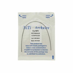 Dental Orthodontic Cu NiTi Copper Nickel Titanium Arch Wire Rectangular Round