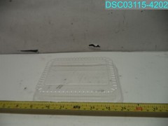 QTY=1750: Polar Pak Clear Universal Dome Lid for Snack Tray (21939)