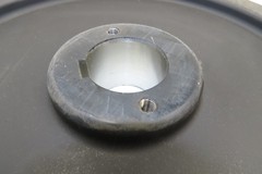 Steel Track Wheel 11.8″ Dia 1.5″W Single Flanged Industrial Train Railway Cart