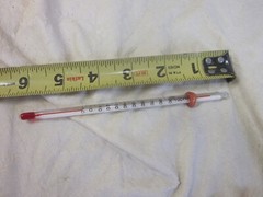 Lot of 9 SPER Scientific Laboratory Chemical Thermometer 76mm 1mm, -10C-100C