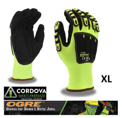 X-LARGE Impact Protective Oil Gas Field Glove Cordova OGRE 7735 XL (HR)