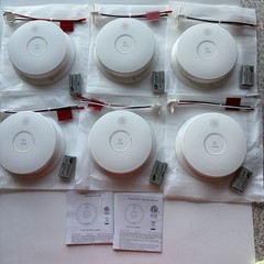 Siterlink Hardwired Smoke Alarm 6 Pack GS562A White