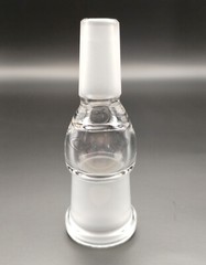 14mm Male-19mm Female Size Conversion Glass Ground Joint Attachment Adapter GonG