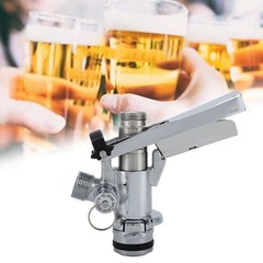 G5/8 U-Shaped Beer Keg Coupler Stainless Steel Dispenser for Home Bar & Restaura
