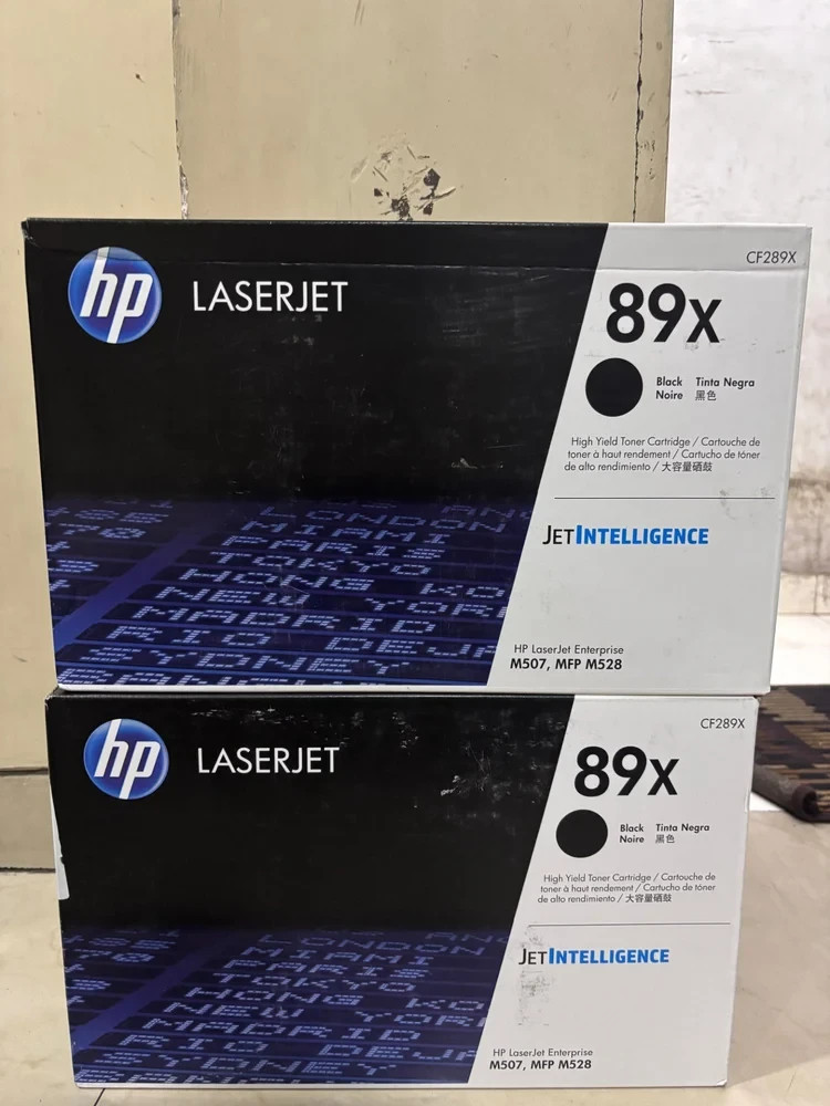 HP 89X High Yield Black Toner Cartridge Compatible CF289X No Extra Charges ✅