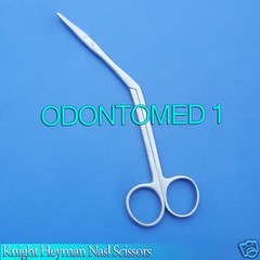 3 Knight Heymann Nasal Scissors ENT Surgical Instruments