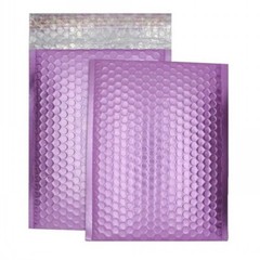 #000 Matte Metallic Colorful Poly High Bubble Mailers Envelopes 4×8 (Inner 4×7)