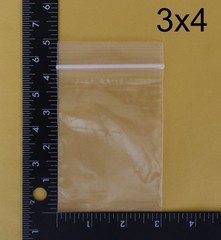 Clear Reclosable Zip Top Lock Bags | 2×2, 2×3, 3×4 2mil | Free Shipping