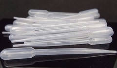 Pack of 15 ~ Cardinal Health Plastic Transfer Pipet 3.5 ml Draw Large Bulb