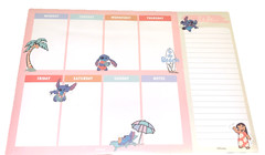 Disney LILO & STITCH Desk Weekly Planner Pad with Notes & To Do 11.5 inx8.5 in