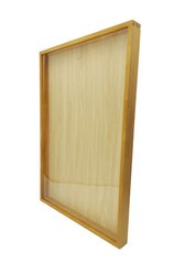 Golden Oak Finish Shadow Box Jersey Display Case 24″ x 35″ x 2 1/4″