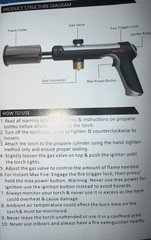 Saker Plus MT-920 Propane Torch Handheld Culinary Grill Fire Starter New