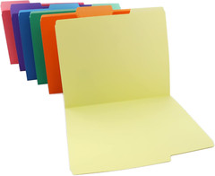 BAZIC 1/3 Cut Letter Size Color File Folder (6/Pack)