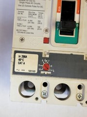 Allen Bradley 140U-J2D3-D20 200A, 3P, Molded Case, J Frame, Assembled with Trip