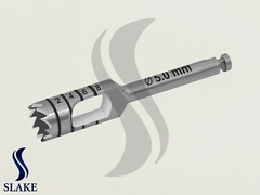 Dental Trephine Drill 5.0mm Surgical Surgery HIGH Quality Stainless CE