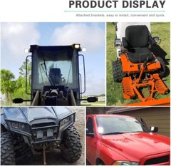 40W LED Work Light Cab Driving Lamp Flood Fit Case IH New Holland Tractor