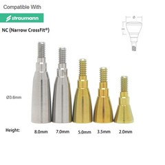 US Straumann Closure Screw Healing Abutment For ITI Bone Level BLT NC/RC Platfor
