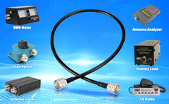 RG-8X RG8X Coax Cable PL259 UHF Male Ham Radio Low Loss for SWR Meter,CB Antenna