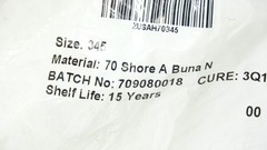 USA Sealing Buna N Rubber O-Rings Size 345 QTY 25 – 2Q2017