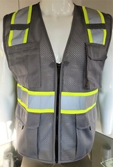 Two Tone High Visibility Reflective Safety Vest in various colors (X-Small-5XL)