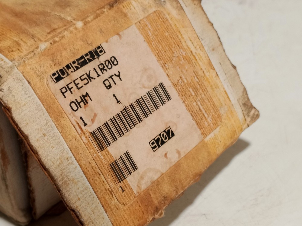 Ohmite PFE5K1R00 1 Ohm Power Resistor Rheostat Assembly as shown