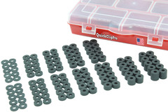 120pcs EPDM Rubber Spacers Washers Kit DIY Kydex Gun Holster Knife Sheath Making