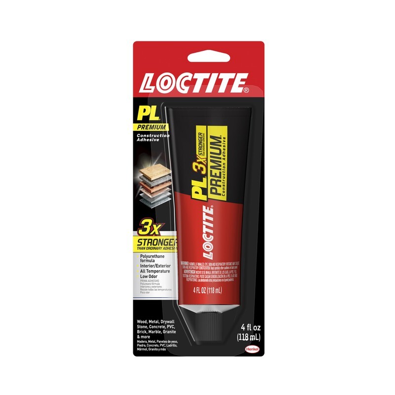 Loctite PL Premium Polyurethane Construction Adhesive 4 oz Paintable 3x Stronger