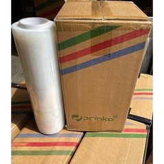 18″ x 1500FT 80 Gauge Pallet Wrap Heavy-Duty Stretch Film Clear Color Packaging