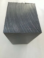 BLACK UHMW RECTANGLE BAR Machinable Plastic Flat Stock 3-3/8x4x7-1/4″