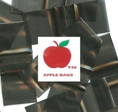 10000 PACK APPLE BRAND 2mil ZIP LOCK BAG 10,000 baggies resealable plastic color