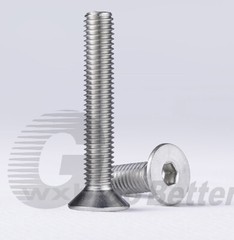 Countersunk Socket Head Cap Screws M2~M2.5 A2 Stainless Steel Countersunk Screws