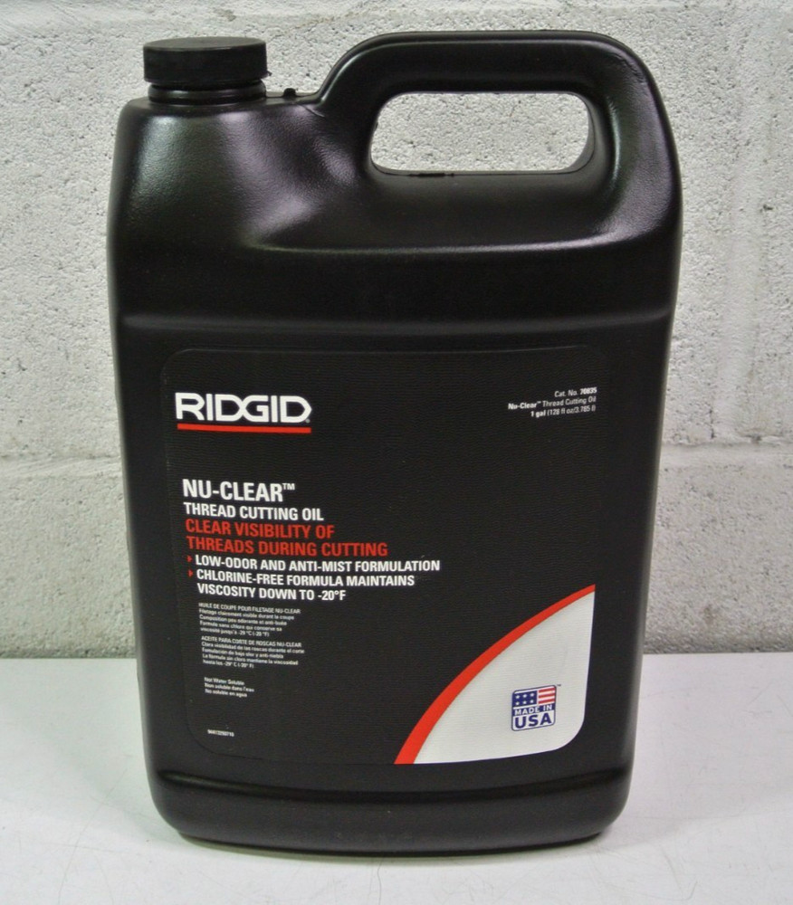 RIDGID 70835 Thread Cutting Oil, 1 Gallon of Nu-Clear Pipe Threading Oil