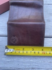 “Nikolai” by Piquadro-NOS brown leather keychain wallet , made in Italy#BIC