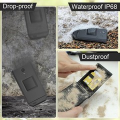Unifone S22 Rugged Flip Phone Android 11 IP68 4G LTE Unlocked Smart Cell Phone