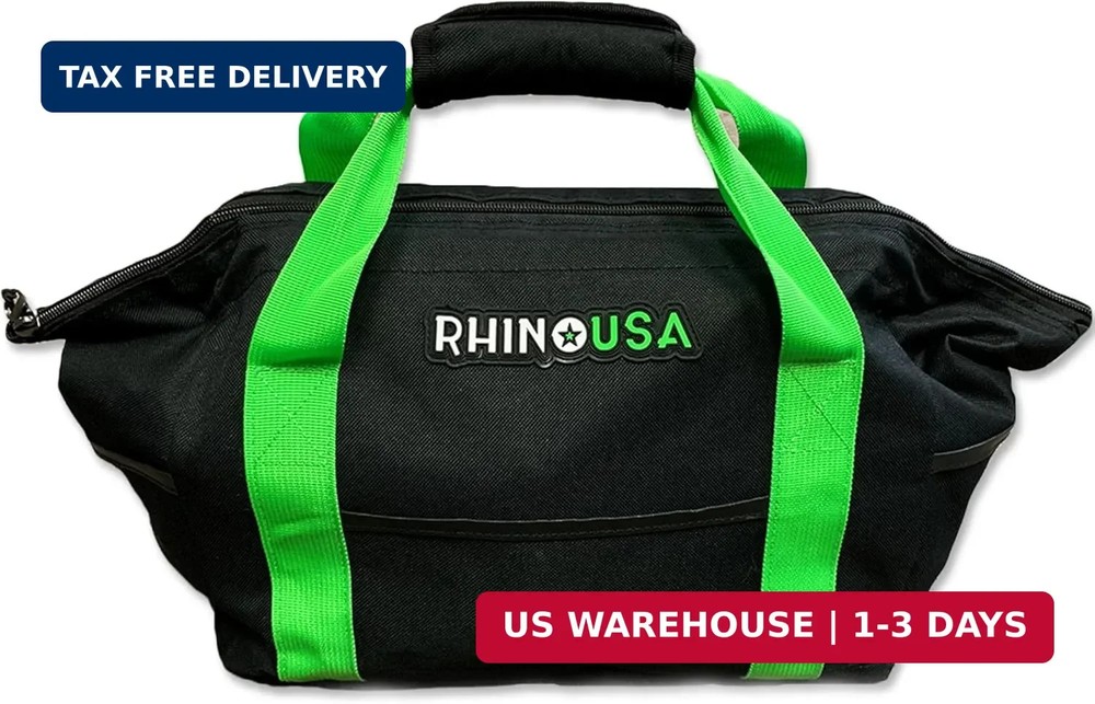 Rhino USA Heavy Duty Recovery Gear Storage Bag – Ultimate Recovery Kit Equipment