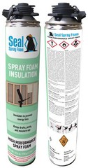 Seal Spray Closed Cell Insulating Foam Can Kit w/Gun Applicator&Cleaner (300 BF)