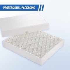 100PCS 5ml Glass Vials Clear Headspace Vials Sample Vials Lab Vials with Caps